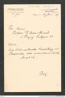 k.k. naturhistorisches Hofmuseum, Intendanzakten 1885-1896 (Hauer), Aktenzahl Z.422/1889, Seite 1